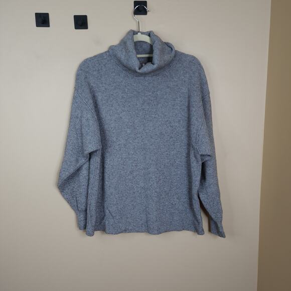 FREE PEOPLE Heather Gray Softly Structured Oversized Sweater  Size S - Picture 1 of 12